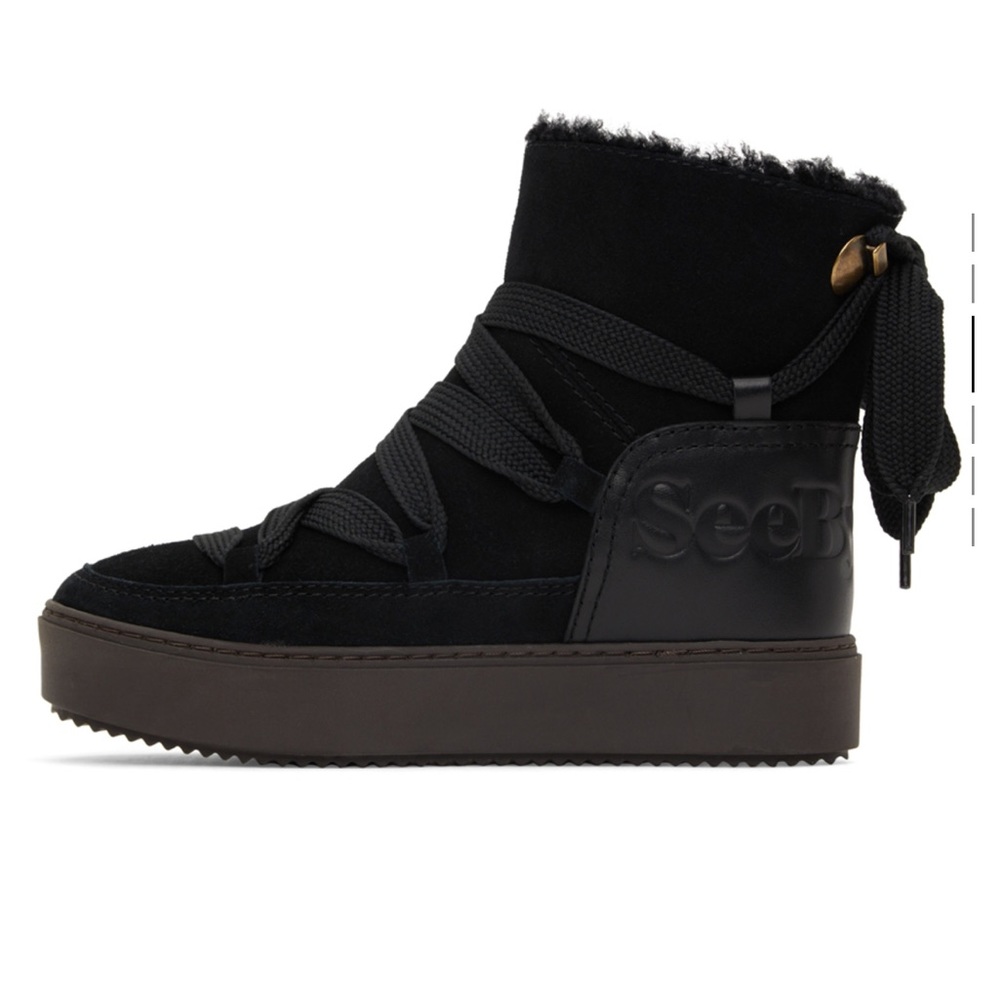 SEE BY CHLOÉ
Suede Charlee Ankle Boots